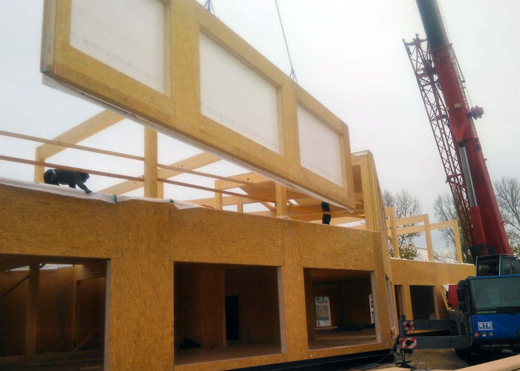 Holzbau Zimmerei Feuerbach – Fertigstellung